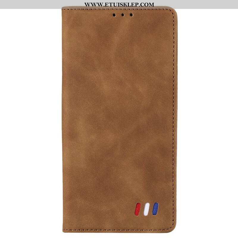 Etui Na Telefon do Poco M3 Pro 5G Etui Folio Trójkolorowy Skórzany Styl